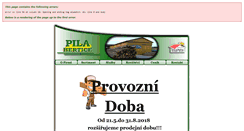 Desktop Screenshot of pilahertice.cz
